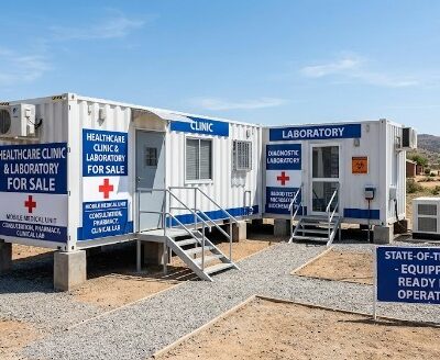 container clinic and laboratory conversion for sale  -  mobile healthcare unit