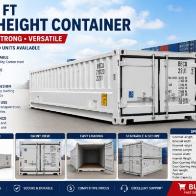 20 ft Half Height Container