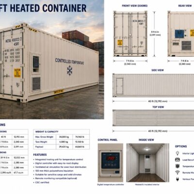 40 ft Heated Container